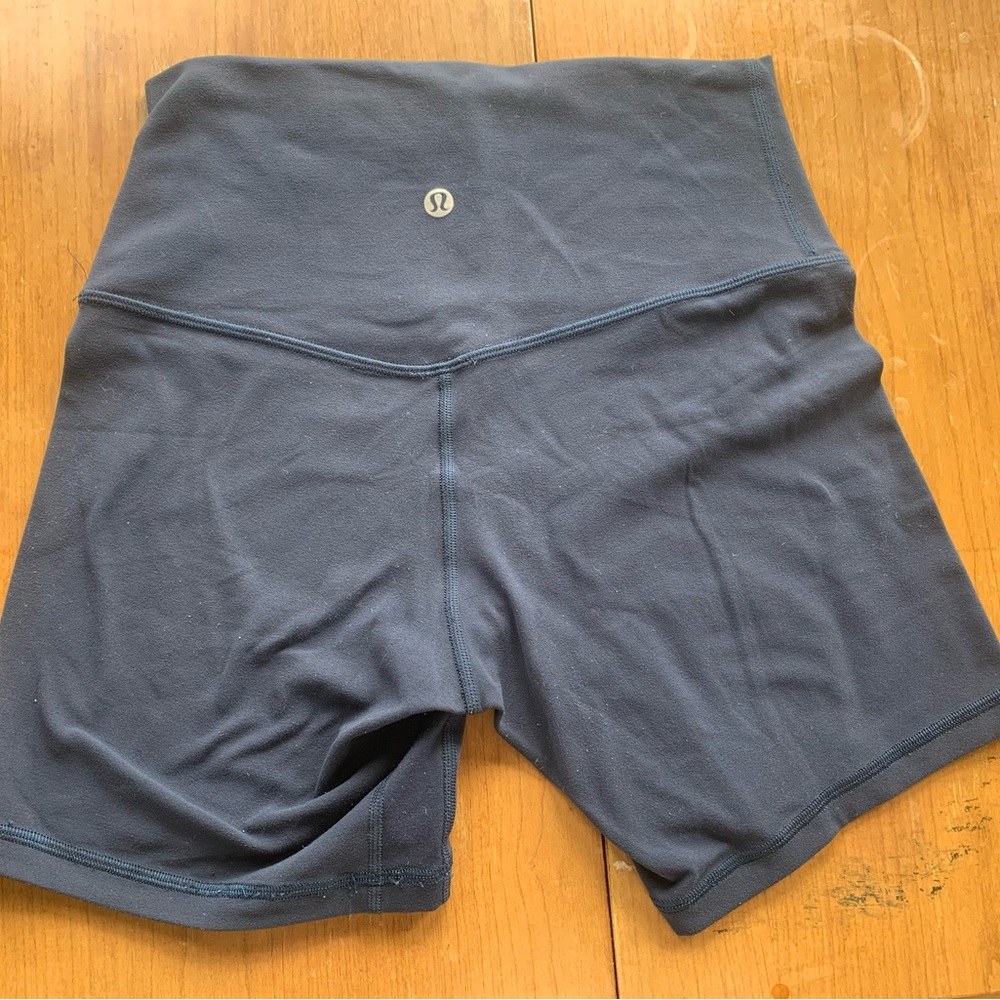 Biker shorts - gently used - navy - size 6